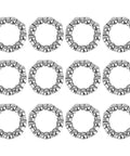 12 Pack Bicycle Ball Bearing Cages With 9 Balls Each, 29.5mm Outer Diameter, 19mm Inner Diameter, Crank Bearings in rows