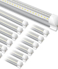 12 Pack T8 LED Shop Light 4Ft 42W 6300 Lumen 5000K Daylight Linkable Plug And Play Garage Ceiling Workshop Lighting Non Dimmable