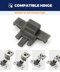 86 Degree Kitchen Cabinet Door Angle Restrictor Clips For Soft Close Hinges with compatible hinge examples
