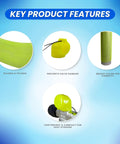 Key features of Tank Protection Bundle Kit With Valve Cap Protector And Stretchy Mesh Sleeve For Aluminum Cylinders Yellow Scuba Diving Gear