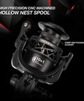 Carbon X Spinning Fishing Reel Ultra Light Carbon Fiber Body And Rotor Six Point Two To One High Speed Gear Ten Plus One Shielded Bearings Smooth Power For Freshwater And Saltwater Fishing 3000 Series with hollow nest spool
