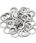 50 Pcs M8 304 Stainless Steel Lock Washers Deliver Rock Solid Hold With Double Sided Knurled Teeth On High Quality Disc Spring Washers