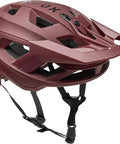 Speedframe Mountain Bike Helmet With Mips Protection Chill Venting For Cool Air In Molded EPS Channels Removable Moisture Wicking Liner Sunglass Ready Rust Solid Finish Medium, side angle view