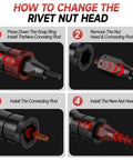 Cordless Rivet Nut Gun For Milwaukee 18V Power, No Battery Included, Brushless Electric Tool For DIYers step-by-step guide
