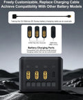 Diagram of 300W Parallel Charging Hub For Matrice 4D And 4TD Drones Ultra Fast Charge 3 Batteries In 1 Hour 30 Minutes setup.