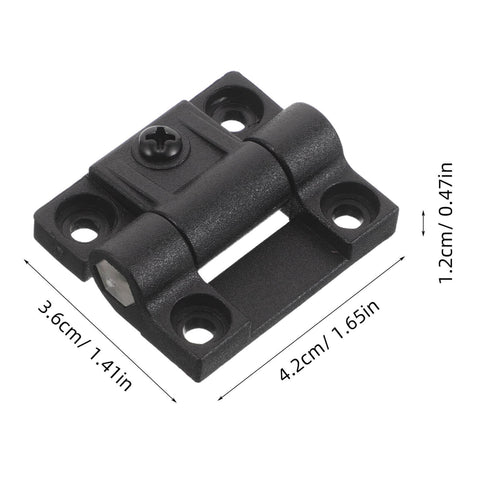 Plastic Cabinet Hinge 1 Pair BUTIFULSIC Easy Install 90 Degree Torque Adjustable Folding Positioning Hinge with dimensions visible