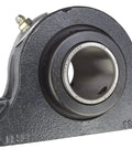 Moline pillow block bearing, 1-7/16 in Type-E, two-bolt, cast-iron housing (side view)