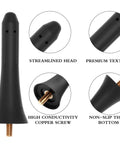 Mazda Miata MX 5 3 Inch Rubber Shorty Antenna Replacement Fits RF ND NC 2006 2024 OEM NF47 66 A30A features annotations