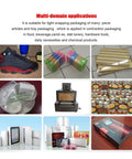 Multi-domain applications showcasing No Nonsense Heavy Duty 220V Heat Shrink Tunnel Machine Featuring Quartz Infrared Tubes for packaging.