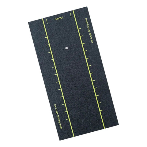Heavy Duty Golf Club Fitting Tool Lie Board For Practice Ranges Pro Grade Impact Board with textured ABS surface and markings