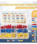 Top Notch 236 Pc Insulated Wire Electrical Connectors Assortment Kit With Butt Spade Ring Terminals And Fast Disconnect Crimp Tools For Pro DIY Wiring Jobs open case