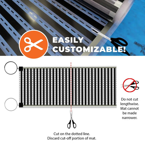 Cuttable Radiant Floor Heating Mat 3x5 Ft For Floating Floors 120V Easy Install No Mess No Fuss customization instructions