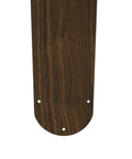 Five Piece Replacement Fan Blades For 42 Inch Ceiling Fans With 16.5 Inch Reversible Finishes, wood texture, hole detail.
