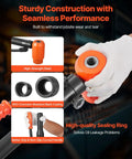 Heavy Duty 15 Ton Hydraulic Knockout Punch Set Workhorse With Half Inch To Four Inch Dies, highlighting steel construction and sealing ring