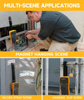 Hard Case Bundle With Magnetic Hanging Strap For Fluke Digital Multimeters 113 114 115 116 117, showcasing multi-scene applications