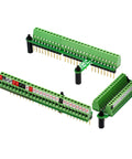 Ultra Tiny GPIO Terminal Block Breakout Board For Arduino Mega 2560, 2.54mm Pitch, 0.1 Inch, Supports 28 AWG To 18 AWG Wire, Screw Terminal, Pre-Soldered Assembly, FR-4 Dual Copper PCB, Easy Prototyping For Makers And Hobbyists, 3-pack