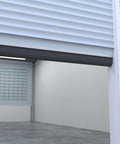 Installed Heavy Duty Garage Door Seal Kit With Rubber Bottom Seal Rodent Proof Steel Wool Aluminum Track Retainer Base With Brush Seal