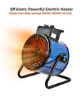 Heavy Duty 5000W 240V Industrial Space Heater For Garage Or Workshop With Adjustable Thermostat And Overheat Protection