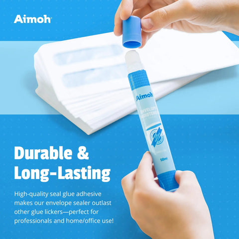 Quick Drying Envelope Moistener And Sealer With Ultra Fast Adhesive Glue For Letters And Mail Perfect For Home Office Ditch The Lick And Slap It On Dries Crystal Clear In Minutes 4 Pack