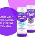 PowerMop Liquid Floor Cleaner Refills Fresh Scent 2 Count Mopping Fluid Replacement Bottles No Bucket Needed Multi Surface And Wood Cleaner For Spray Mops, two 25.3 fl oz bottles