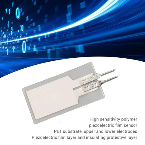 Ultra Sensitive Piezoelectric Film Sensor For Flexible Polymer Film, Micro Force Pressure Transducer for physiological sensing
