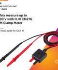 PV Test Leads For Solar PV Systems CAT III Up To 1500V For Safe DC Power Measurement With CM276 IGM Clamp Meter