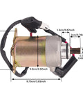 GY6 Engine Starter 12 Volt 9 Spline Shaft Compatible With 150cc 200cc 250cc 4 Stroke ATV Dirt Bikes Scooters Go Kart For Quick Starts And Serious Torque Fits Baja Roketa Jonway Tao Tao And More