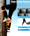 Tree Climbing Spikes With Adjustable Steel Climber Gaffs And Multi Functional Belt for Outdoor Tree Work Jungle Survival