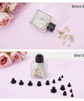 Before and after use of 90 Pcs Silicone Rubber Hole Plugs Set With 9 Diameter Sizes 3.5mm 4mm 5.5mm 6mm 6.5mm 7mm 8mm 8.5mm 9.5mm T Type Solid Silicone Plug Caps For Powder Coating Bottling Tubing Suitable For Laboratory Use And Precision Finishing.
