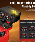 Tough As Nails Cordless Gas Can Pump delivers 3.7 Gpm flow with M18 battery compatibility for easy fuel transfer.
