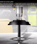 Professional Air Powered Pneumatic Grease Gun Heavy Hitter Featuring 12 Liter Tank And 80 To 1 Pressure Ratio sealed oil suction plate with suction cup.