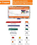 840 Piece Jumper Wire Kit With 14 Lengths For Breadboard Prototyping And Solder Circuits, Includes Storage Box, 24 AWG