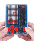 Person holding DIY Game Soldering Kit For Beginners With 4 Retro Games A Hands On Fun STEM Electronics Project For Students And Class