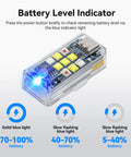 Battery level indicator of Go To Drone Strobe Light With FAA Night Flying Light And Anti Collision LED Flash For visibility.