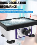 Two Level Intensity Lab Vibrator For Gypsum Mixing 8 By 6 Inch Square Quartet Vibrator Plaster Oscillator JT 51B 110V 120W