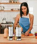 Kick The Lid Shuffle With Premium Solid Wood Mason Jar Organizer, 2 Pack Canning Rack, Stress Free Storage For Regular And Wide Mouth Rings, Level Up Your Kitchen Setup Now.