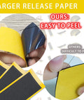 Comparison of easy-peel release paper on Dope Fingerboard Foam Grip Tape Set 12 Pcs 38mm By 110mm.
