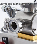 Desktop Automatic Liquid Paste Filling Machine Single Head Pneumatic Bottle Filler with easy clean design and precision components.