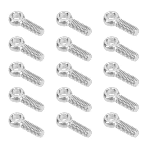 Twenty Piece Set Of Heavy Duty Lifting Eye Bolts Made From 304 Stainless Steel Durable And Corrosion Resistant For Machinery Lifting Accessories Hoists Rigging Indoor Outdoor Use, 20 bolts