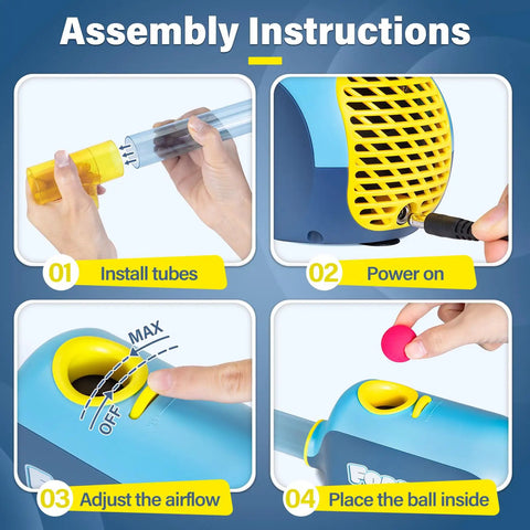 Assembly steps for Air Aerodynamics STEM Toy For Kids 3 Plus Hands On STEM Kits For Home School And Classroom Learning Building Toys