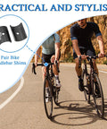 Cyclists riding bikes with insert of Lightweight Aluminum Alloy Bike Handlebar Shim Conversion Spacer 25.4mm To 31.8mm For MTB