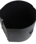 Roto Molded Single Drum Case Featuring Stackable Padded Interior Reinforced Edges Heavy Duty Straps Secure Locking Buckles Built In Feet designed to hold a single drum.