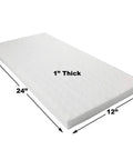 Kickass Heavy Duty Ceramic Fiber Insulation Blanket One Inch Thick By Twelve By Twenty Four Inches Size for heat barrier.