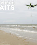 Waterproof Fishing Drone With 7 Pound Bait Release, HD Camera, Ready To Fly, automatic drone releasing bait over the ocean