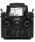 Top Tier 18 Channel RC Transmitter With 3.5 Inch TFT Touchscreen And Crisp 5D Hall Sensor Gimbals, front view showing controls.