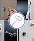 Collage of Universal 6mm Hole Electrical Cabinet Key for switchgear and control cabinets, highlighting various uses and designs.