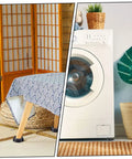 Anti Slip Washing Machine Foot Pads Set under furniture and washing machine for stability and vibration control