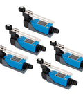 5Pcs ME-8108 Momentary Roller Lever Arm Limit Switch NC-NO For AC 250V 5A And DC 115V 0.4A, rotary adjustable, set of switches