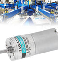 Awesome 12V DC Gear Motor With All Metal Gears And Pure Copper Coils For Smoother Low Speed Operation and Long Durable Life in automated gearbox projects.