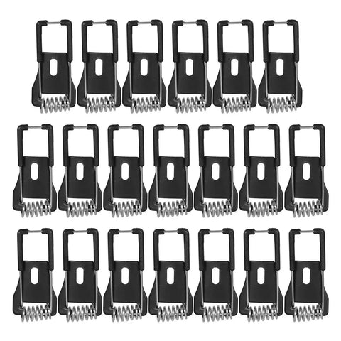 50 Pack Spring Lamp Ceiling Mounts For Heavy Duty Lighting Hardware Built From Iron With Uniform Spring Pitch in rows